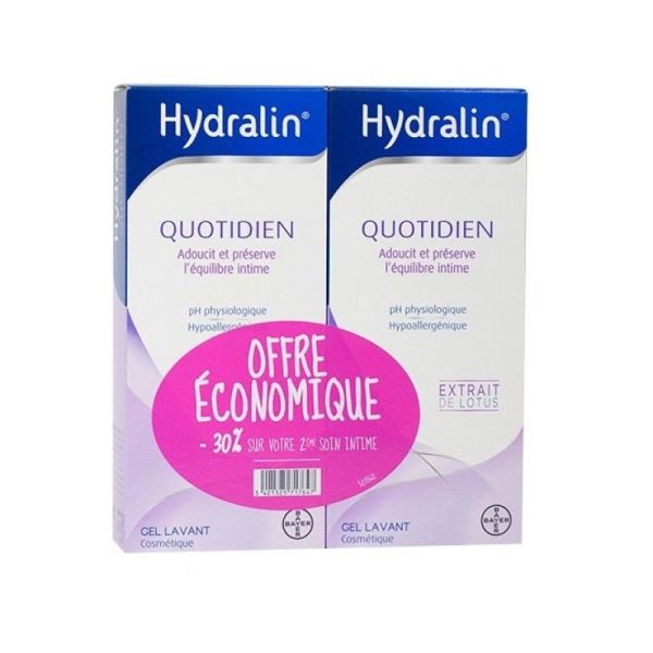 Hydralin Quotidien bipack 2x400ml