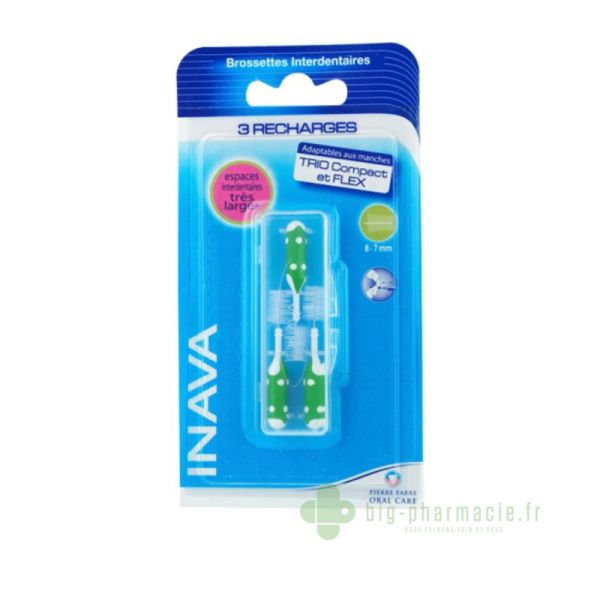 Inava recharges brossettes interdentaires