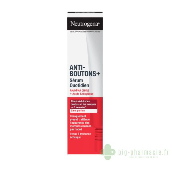 Neutrogena Sérum Quotidien Anti-boutons+ 30mL