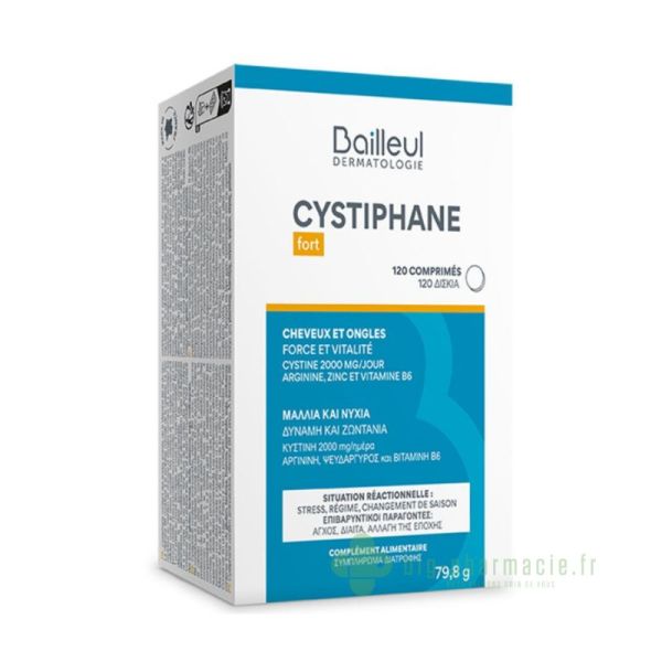 Cystiphane chute de cheveux 120 comprimés